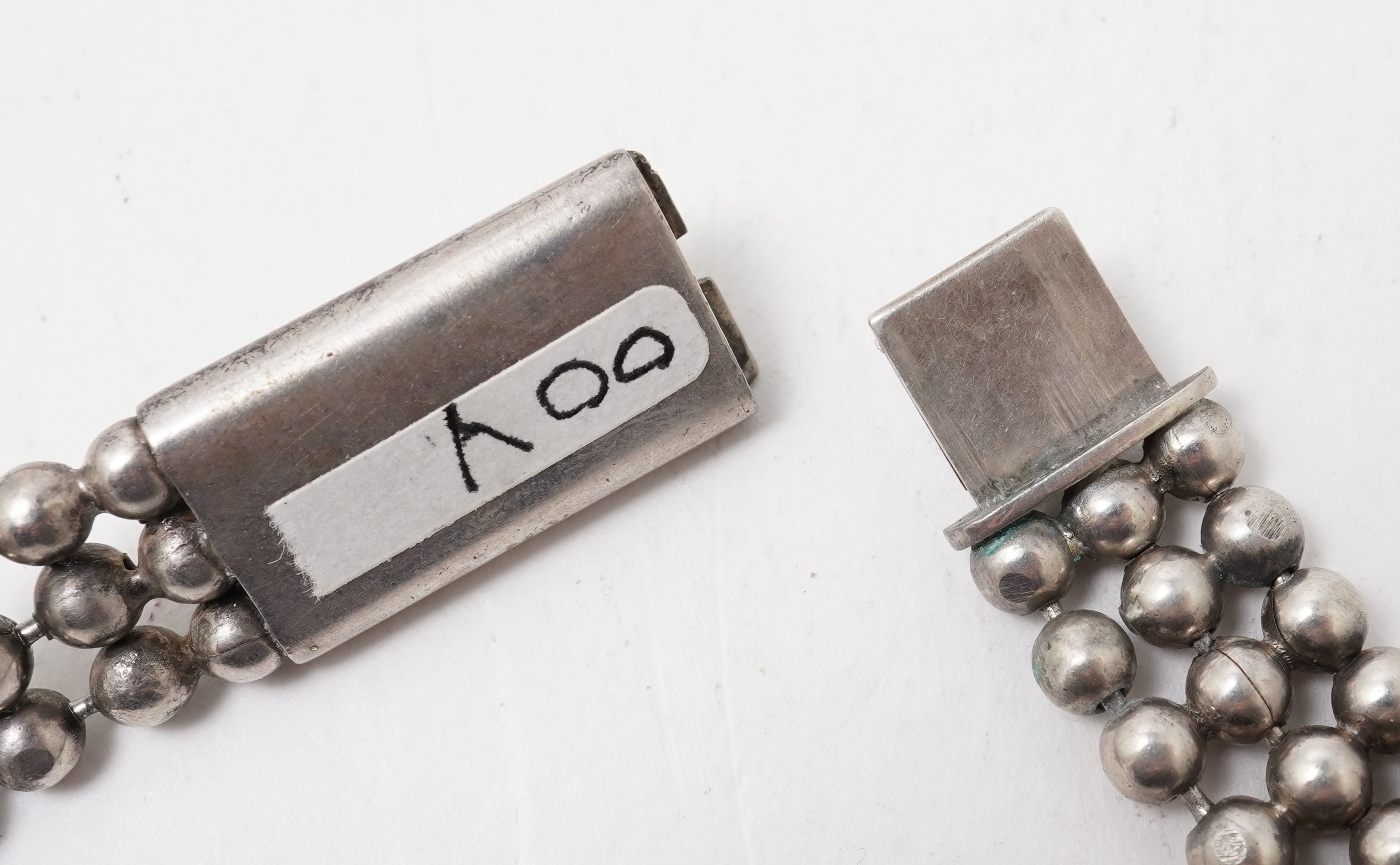 Three silver necklaces, 19th/early 20th century